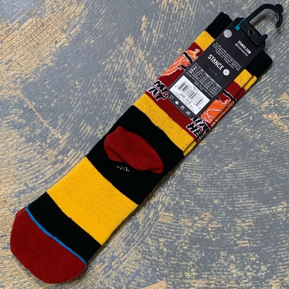 Stance X NBA Miami Heat Combed Cotton Socks - Picture 5 of 5